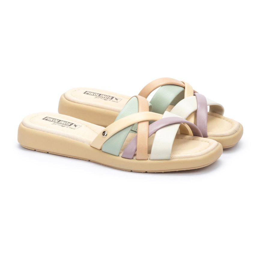 Women's Pikolinos CALELLA Sandals Multicolor | NZ H0Q1879